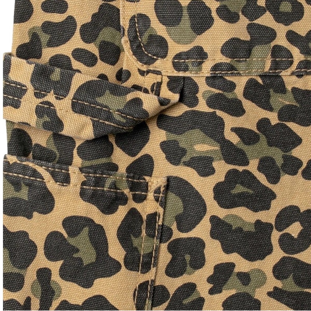 Stan Ray Leopard-Pattern High-Rise Painter Pants - image 4